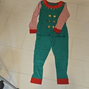 Target Green and Red Kids Pajama Set